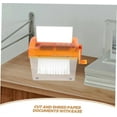 thumbnail image 2 of Destructeur Manuel Mini Destructeur Manuel Destructeur pour Maison Bureau Destructeur de Papier pour Maison Destructeur Manuel Portable Destructeur de Papier Portable ABS Orange, 2 of 5
