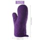 thumbnail image 4 of 1 Pair Heat Resistant Cotton Oven Gloves Pot Holders Baking Cooking Mittens Purple, 4 of 5