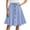 Blue, variant on yillto Womens Midi Skirts Flowy Elastic Waist Buttons Trim A Lined Vintage Elegant Striped Skirt