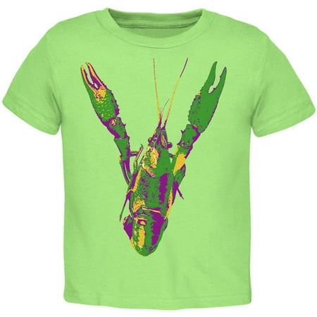 Mardi Gras Crawfish Toddler T Shirt