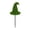 C, variant on Lypsnake Halloween Artificial Plants Stake - Skeleton, Curved Tip Witch Hat with Sturdy Black Garden Planter Pick, Decoration for Thanksgiving Autumn Haunted House Party Display