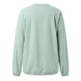 thumbnail image 5 of Corduroy Sweatshirts for Women 2025 Fall Winter Long Sleeve Crewneck Plain Basic Sweatshirt Pullover Tops, 5 of 6