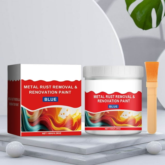 fheaev Peinture Antirouille pour Métal à Base d'Eau Antirouille 150 ml