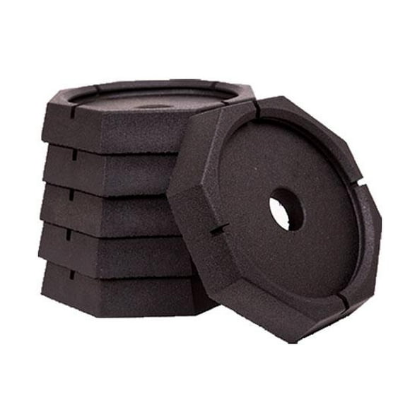 SnapPad Jack Pads Set Stable, Protecteur, Antidérapant S'Adapte 9 Pouces Rond Pied Jack Caoutchouc Robuste USA Made