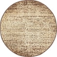 thumbnail image 1 of Unique Loom Autumn Area Rug 3' 3 x 3' 3 Round Beige/Dark Brown, 1 of 5