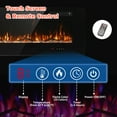 thumbnail image 6 of 50" Insert Wall Mounted Electric Fireplace Mantel Features a Touch Screen, Timer, Adjustable Flame Color, 700W / 1400W, 6 of 8