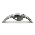 thumbnail image 2 of Unique Bargains Chrome Plating Metal Front Mud Sand Fender Motorcycle Splash Guard for GN125, 2 of 3
