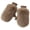 brown, variant on Imitation Rabbit Fur Windproof Gloves Soft Full Fingers Winter Warm Gloves Thick Warm Lining Women Mittens Cold Weather