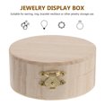 thumbnail image 6 of Zcyifa 2PCS Unfinished Wood Chest Box with Locking Clasp for Jewelry Storage, 6 of 10