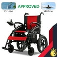 thumbnail image 3 of ComfyGO 6011 Fauteuil Roulant Électrique Motorisé Robuste, Rouge, 3 of 6