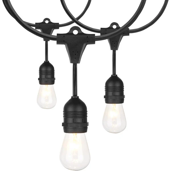 Better Homes & Gardens 2-Pack 48ft  Patio String Lights, Shatterproof and Weather-Resistant