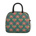 thumbnail image 2 of Womens Pioneer Flower Floral Print Pattern Lunch Box for Work,Insulated Lunch Bag for Women,Loncheras Para Mujer,Leakproof Adult Lunch Bag for Work,Beach,Travel,Picnic,Camping, 2 of 6