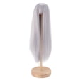 thumbnail image 2 of 7 8in Doll Wig Long Straight Hair with Bangs Simulated Scalp High Temperature Silk, 2 of 7