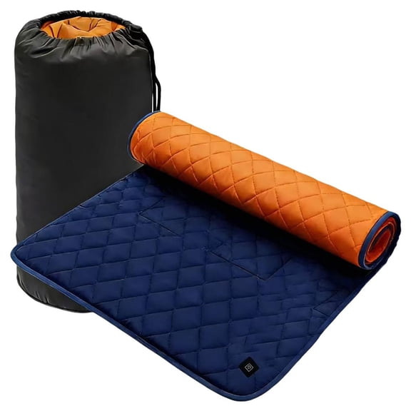 Heated Sleeping Pad USB 77.95x24.41 Inch 8 Heating Zones, 3 Temperature Camping Mattress 38 to 65 C for Winter Tent Backpacking Car Sleeping Office Nap