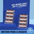 thumbnail image 4 of Dollar Shave Club Cartuchos de repuesto para maquinilla de afeitar de 6 cuchillas, 8 unidades, cuchillas de acero inoxidable de corte preciso con una cuchilla recortadora integrada en la parte posteri, 4 of 7
