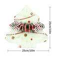 thumbnail image 7 of Metal Hanging Christmas Tree Wind Spinner - Festive Design with Candy Canes Ornaments & Pine for Garden Decor, 7 of 7