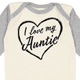 thumbnail image 4 of Inktastic I Love My Auntie in Black Chalk Heart Boys or Girls Long Sleeve Baby Bodysuit, 4 of 5