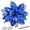 Royal Blue, variant on Christmas Poinsettia Artificial Flowers Decorations 5.5" Christmas Tree Wreaths Garland Decoration 12 Pcs Glitter Flowers Picks Decor for Xmas Wedding Party Ornaments (Royal Blue)