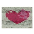 thumbnail image 1 of Love Cutting Board, Heart Design Elements Love Letter Handwriting Calligraphy Curve Old Style Print, Decorative Tempered Glass Cutting and Serving Board, Small Size, Beige Magenta, by Ambesonne, 1 of 1