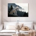 thumbnail image 2 of Elephant Stock Timber Wolf On Mountain Wall Art - Horizontal Canvas Wall Art - Living Room Wall Decor - Animal Canvas - Brown And Gray Decor - 45" x 30", 2 of 8