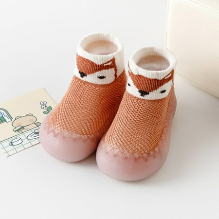 

YOUSNH Girls Boys Kids Leisure Cartoon Prints Shoes Mesh Soft Bottom Breathable on Sport Shoes Socks Shoes Kids Shoes Orange 5