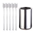 thumbnail image 2 of Soumake 1 Set Stirring Rods Anti-rust Washable Stable Sturdy Stainless Steel Mixing Spoon Stir Bars for Home, 2 of 8