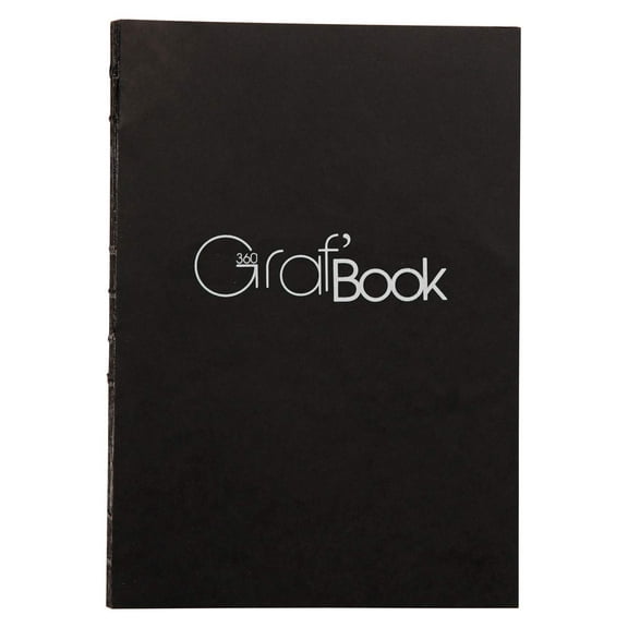 Clairefontaine Graf' Book 360 - 100 Blank Sheets - 5 6 x 8 1/4 A5