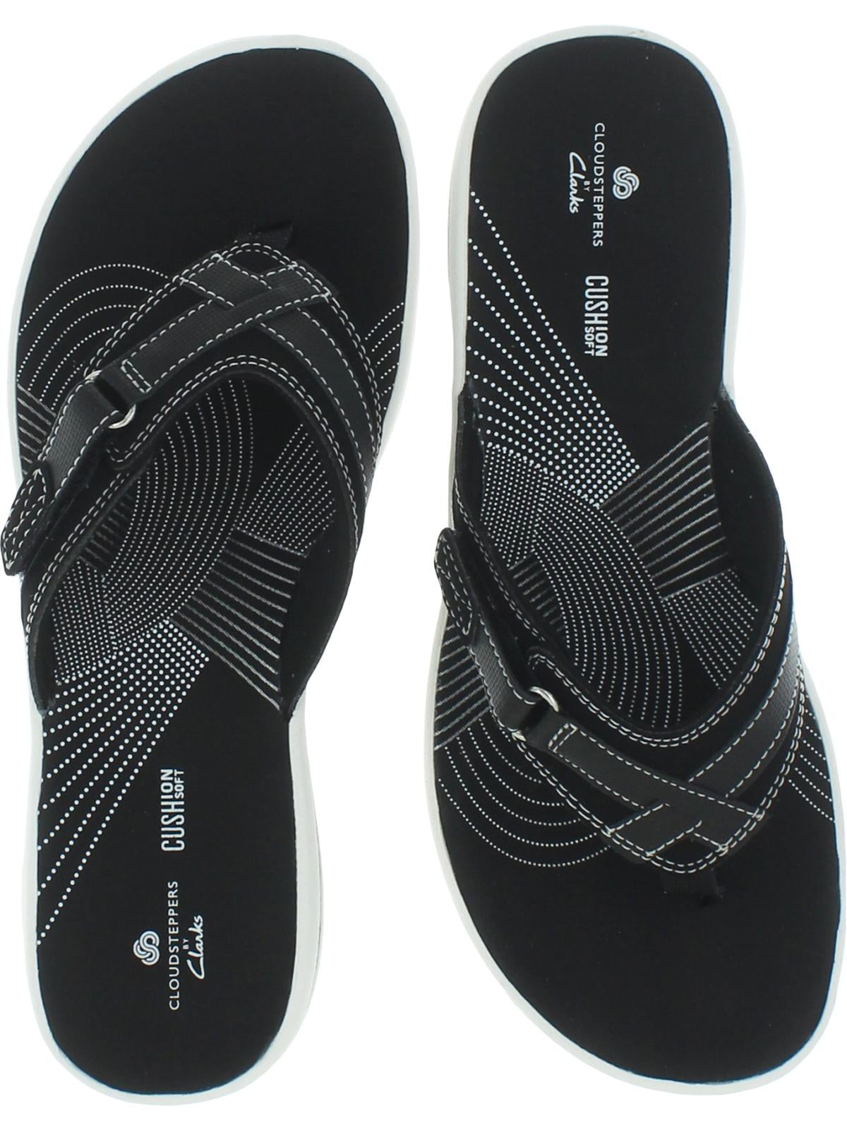 WOMENS Breeze Sea Black Synthetic Flip Flop Sandals