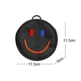 thumbnail image 3 of Bolsa de pelota de golf con cara sonriente, bolsa de golf portátil, accesorios para exteriores (negro) Tmvgtek Para Estrenar, 3 of 9