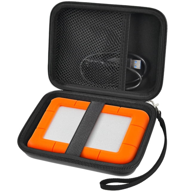 Funda compatible con el disco duro externo LaCie Rugged Mini de 1 TB/2 TB/4 TB/5 TB