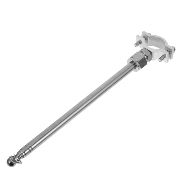 Hemoton Universal Motorcycle Flagpole Mount Adjustable Stainless Steel Height Safety Flag for Rear Seat for Bike Motorcycle Dirt Bike