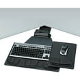 thumbnail image 2 of Fellowes® Corner Keyboard Tray, Graphite/Silver, 2 of 3