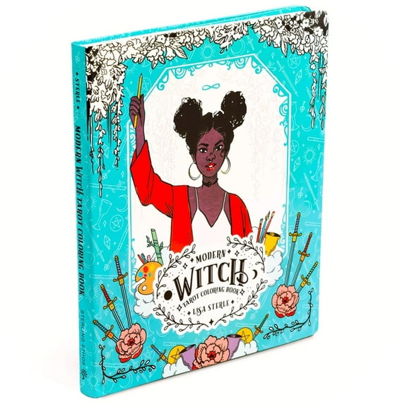 Modern Witch Tarot Coloring Book, (Paperback)