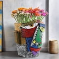 thumbnail image 2 of Plant Pots Indoor Face Art Abstract Resin Flowerpot Funny Flowerpot Decorative Flower Decoration, 2 of 6