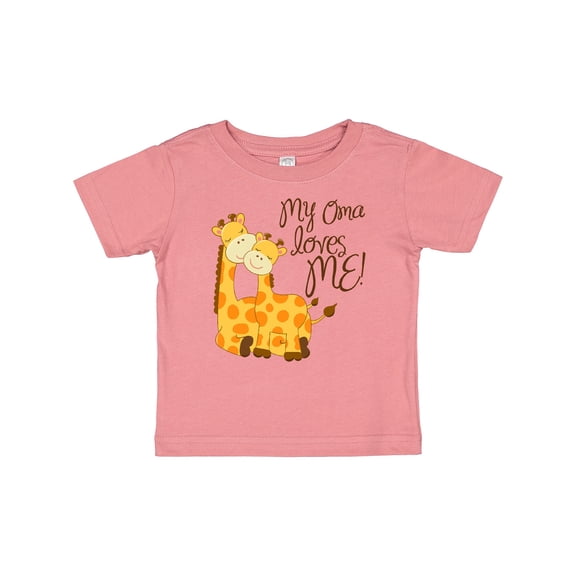 Inktastic My Oma Loves Me Boys or Girls Baby T-Shirt