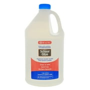 BAZIC Washable Clear School Glue 1 Gallon, Liquid Glues Making Slime, 1-Pack