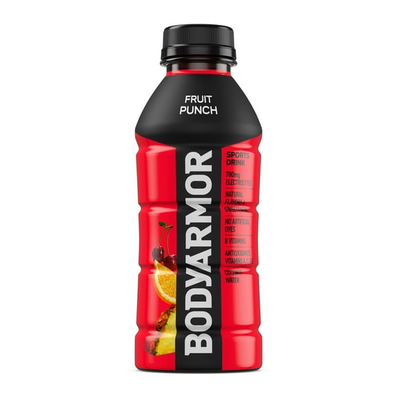 BODYARMOR Fruit Punch Electrolyte Sports Drink, 16 fl oz Bottle