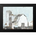 thumbnail image 2 of Harper, Ethan 14x12 Black Modern Framed Museum Art Print Titled - Barn and Silo II, 2 of 5