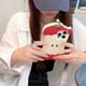 thumbnail image 3 of For iPhone 15 Pro Max Silicone Case Cute Eaten Apple Design Shockproof Phone Back Cover, 3 of 5