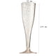 thumbnail image 2 of 24 copas de champán de plástico desechables | Copas de champán de plástico con purpurina dorada para fiestas | Copas de plástico transparente con purpurina | Copas de plástico para brindar | Copas de, 2 of 6