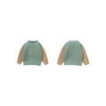 thumbnail image 4 of Aojekbee Baby Autumn Winter Knit Sweaters Long Sleeve Round Neck Contrast Color Knitwears, 4 of 10