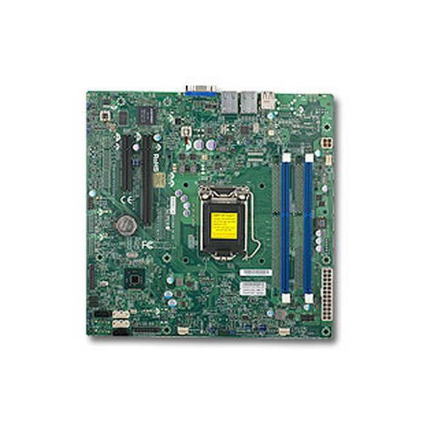 Supermicro Computer LGA1150 Intel C222 PCH DDR3 SATA3 V&2GbE MicroATX Server Motherboard X10SLL-SF-B by Supermicro Computer