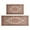 Bohemian Orange Carpet-3, variant on 2 Piece Bohemian Light Pink Carpet Rug Kitchen Rug Set, Decor Kitchen Rugs, Absorbent Non-Slip Washable Floor Mats, Home Indoor Runner Rugs 17"x47" 17"x30"