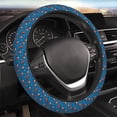 thumbnail image 3 of Lsque Bullfinches Ultra Soft Car Steering Wheel Cover for Women, Standard 15 inch Size for Truck Van SUV Auto, 3 of 8