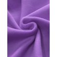 thumbnail image 5 of TSSOE Kids Ballet Dance Leotard Fleece Lined Bodysuit Girls Gymnastics Unitard Undergarment Warm Up Purple 120, 5 of 7