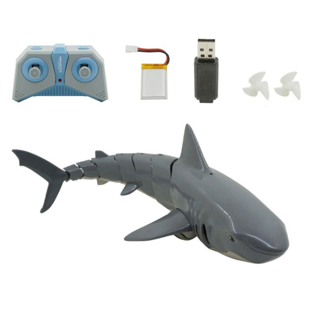 Remote Control RC Micro SHARK Robo Fish MINI SHARK Aquarium Toy STRIPE 