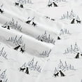thumbnail image 3 of - King Sheets, Cotton Flannel Bedding Set, Brushed For Extra Softness, Cozy Home Decor (Dog Friends White, King), 3 of 10