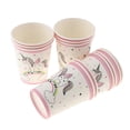 thumbnail image 1 of Tazas De Consumición De Papel Del Cumpleaños Niños De Del Partido Del Tema Del 12pcs Yotijar Copas de papel desechables de unicornio, 1 of 10