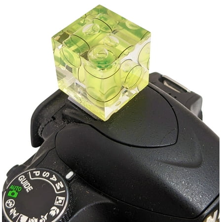 Hot Shoe Level Three Axis Bubble Spirit Level Camera Level Standard Shoe Mount