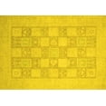 thumbnail image 1 of Ahgly Company Indoor Rectangle Abstract Yellow Modern Area Rugs, 7' x 9', 1 of 4